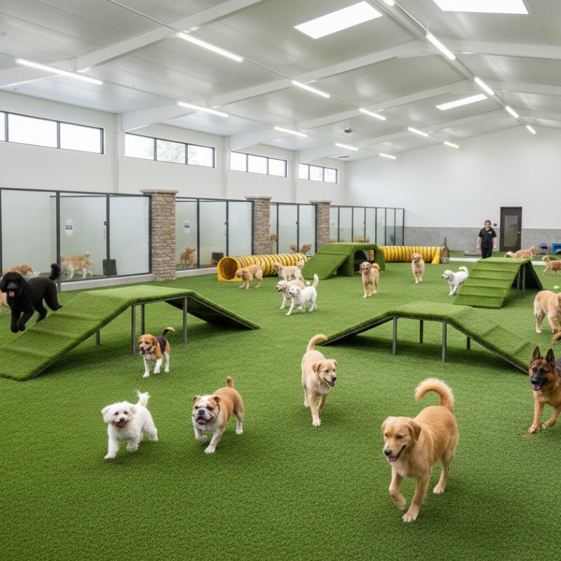 cesped artificial mascotas parque