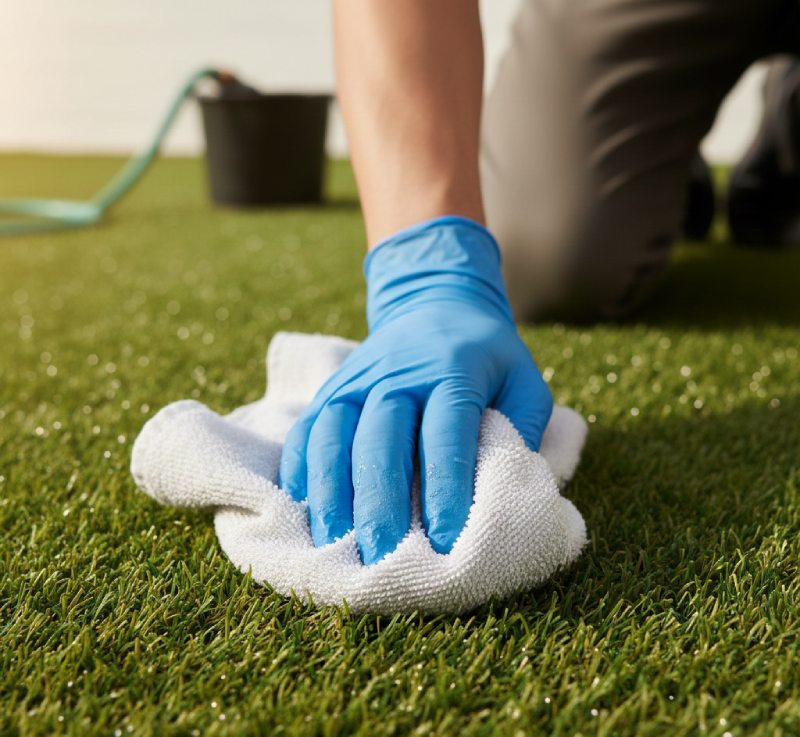 secar cesped artificial