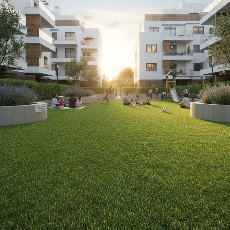 zona de tránsito cesped artificial4