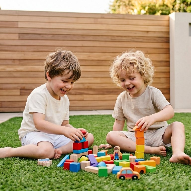 cesped artificial para niños suelo